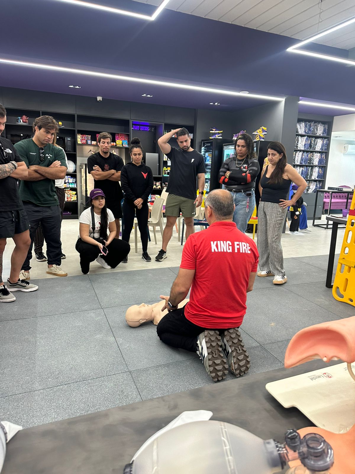 Treinamento de primeiros socorros