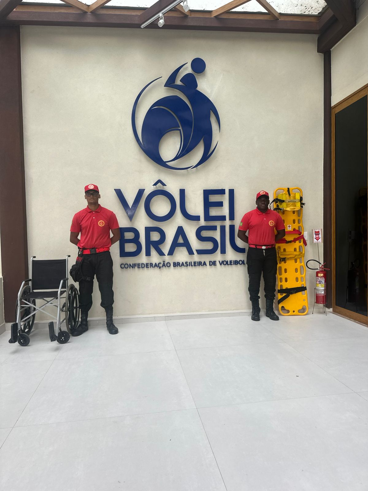 Brigada em evento esportivo