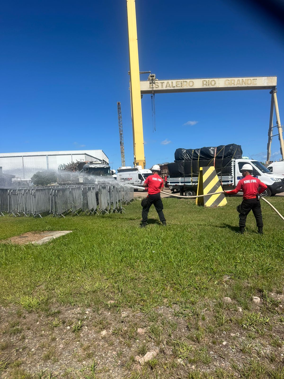 Treinamento no estaleiro
